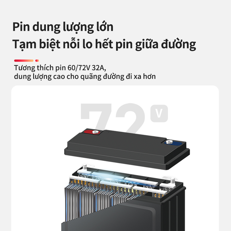 Xe điện EV.BOTON A1 6 XE MAY DIEN HARLEY6